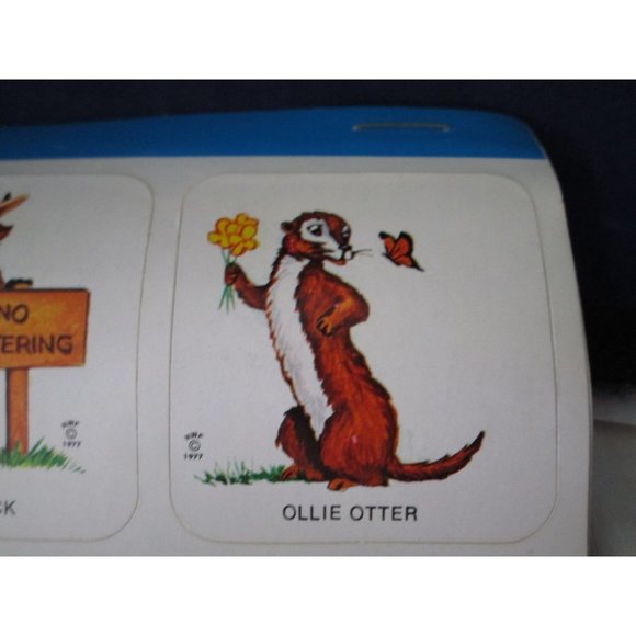 Ranger Rick and Friends 32 Stickers 1977 National Wildlife Federation Bowed GUC - Picture 6 of 15